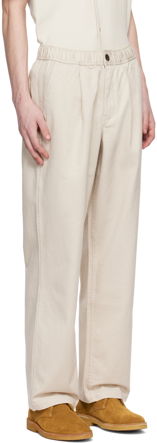 Saturdays NYC Beige George Trousers