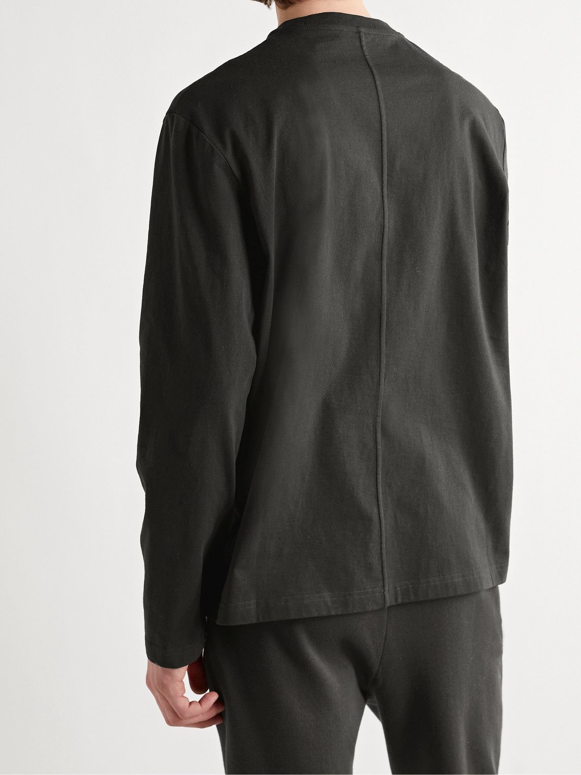 The Row - Enriques Cotton-Jersey T-Shirt - Gray The Row