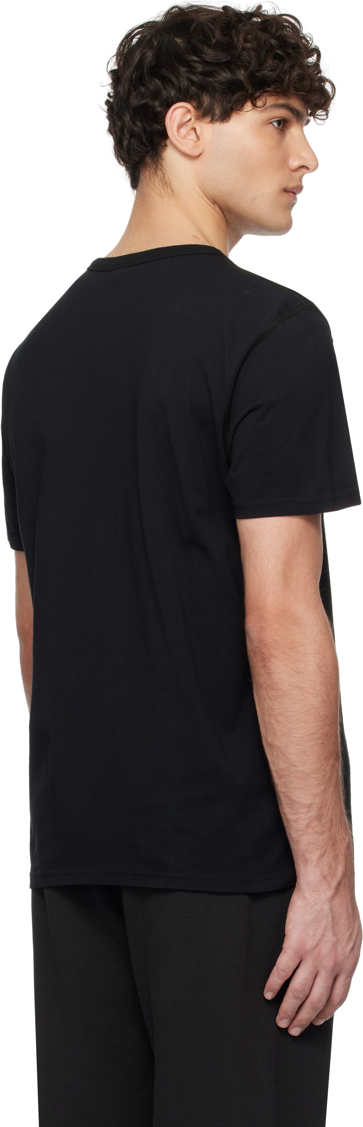 Reigning Champ Two-Pack Black Lightweight Jersey T-shirt