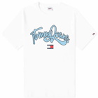 Tommy Jeans Men's Pop Text Logo T-Shirt in White