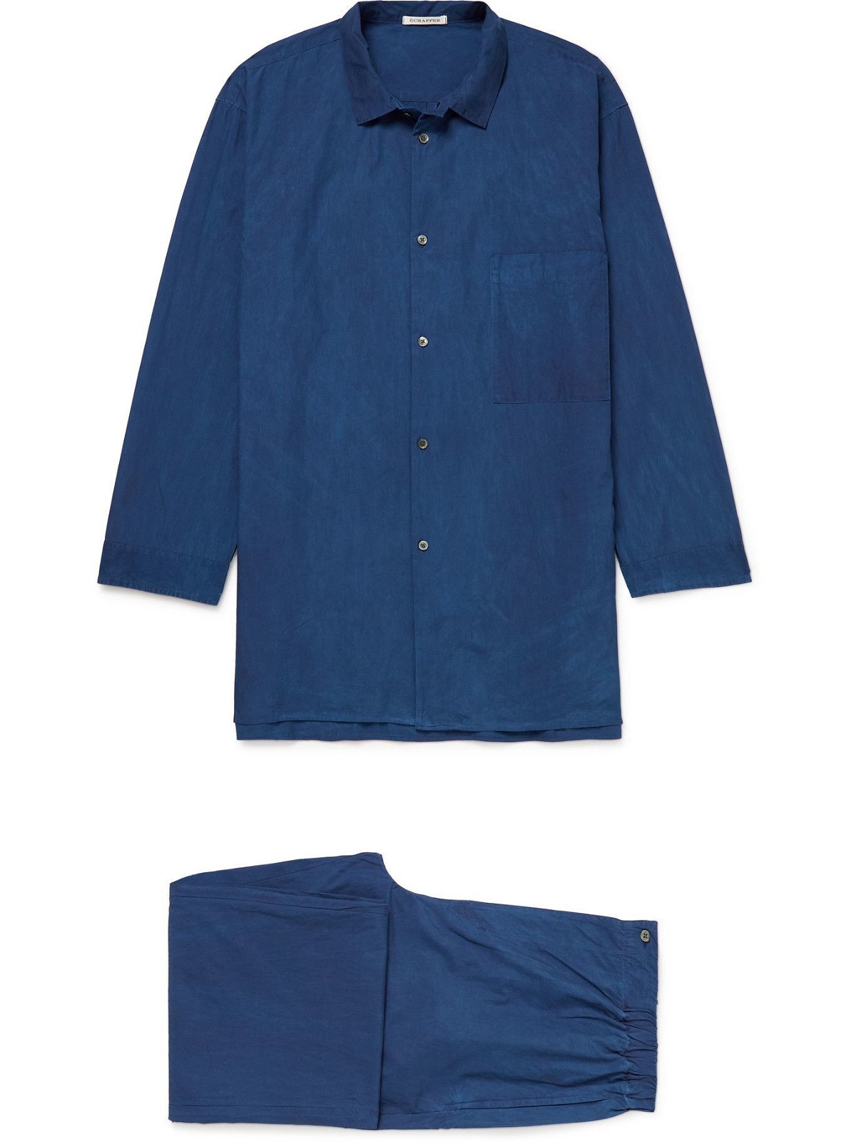 Photo: Échapper - Cotton Pyjama Set - Blue