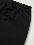 Rhude - Straight-Leg Logo-Print Nylon Drawstring Shorts - Black