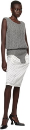Julie Kegels SSENSE Exclusive White Sissy Midi Skirt