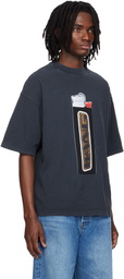 Alexander Wang Black Oversized Graphic T-shirt
