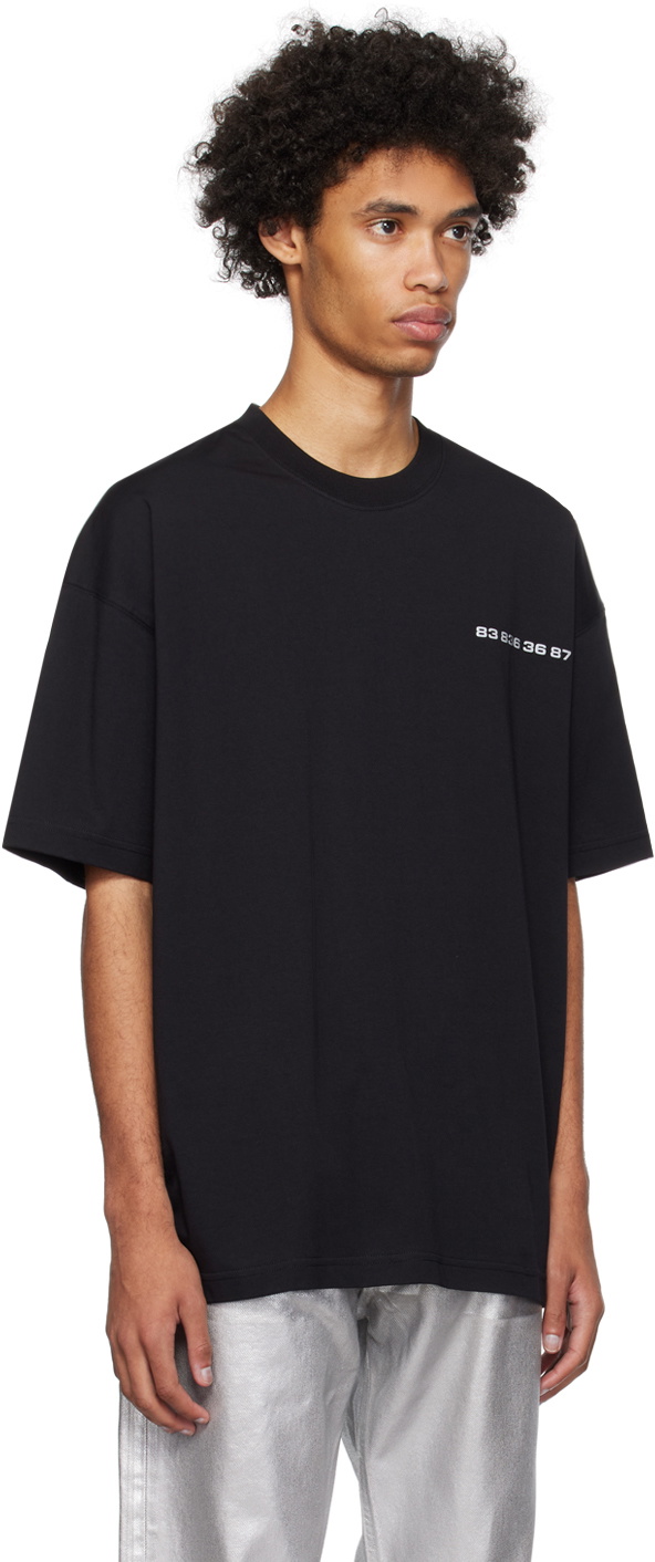 VTMNTS Black Number T-Shirt