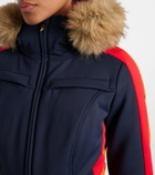 Goldbergh Suvi faux fur-trimmed ski jumpsuit