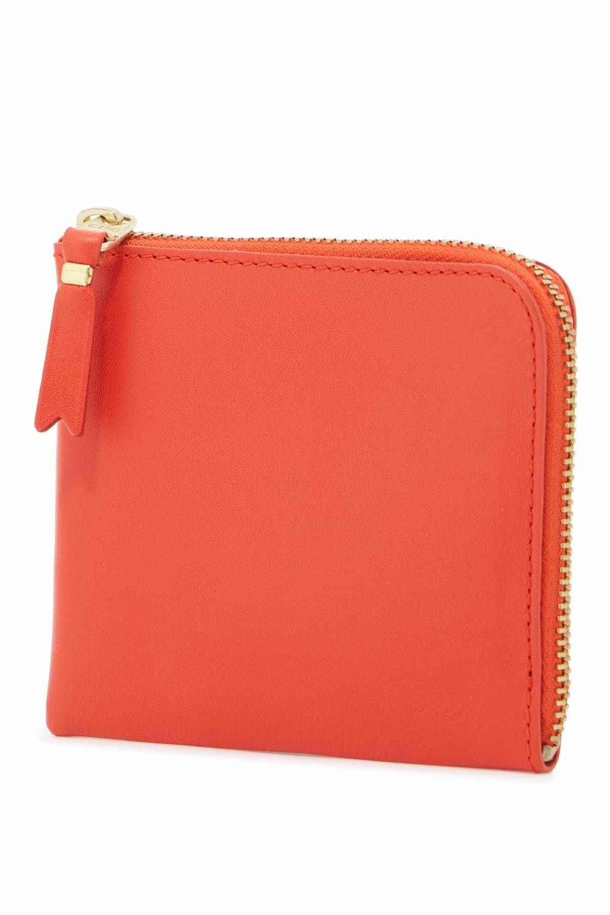 COMME DES GARCONS WALLET zip around wallet portfolio Red