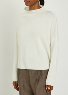 Lisa Yang Sandy Funnel Neck Cashmere Jumper Cream