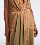 Johanna Ortiz Printed silk maxi dress