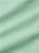 Jil Sander - Camp-Collar Linen and Cotton-Blend Drill Overshirt - Green