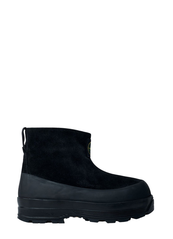 Photo: Stone Island Suede Logo Patch Boots