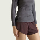 SOAR Women's Long Sleeve Merino Silk Base Layer in Grey