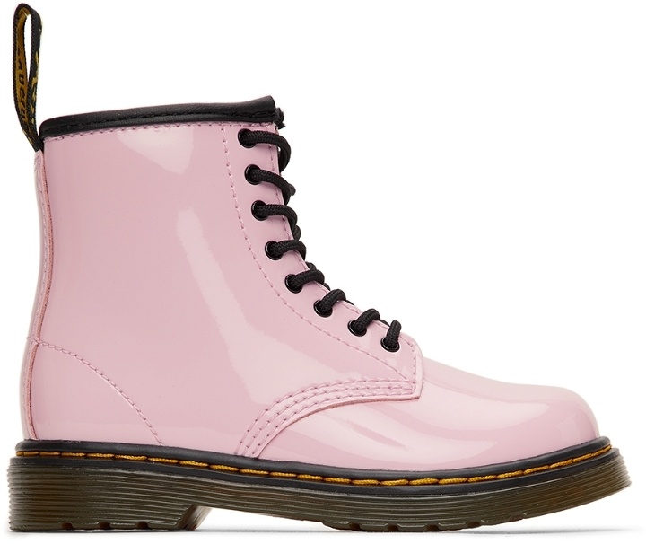 Photo: Dr. Martens Baby Pink Patent 1460 T Boots