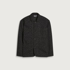 Service Works Men's Patterned Easy Chef Shirt in Black Leopard
