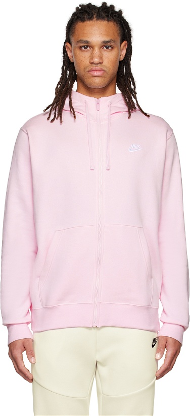 Photo: Nike Pink Sportswear Club Hoodie