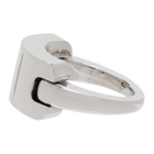 Bottega Veneta Silver Antique Ring