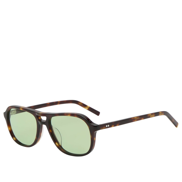 Photo: AKILA Myca Sunglasses in Dark Tortoise/Spring Green 