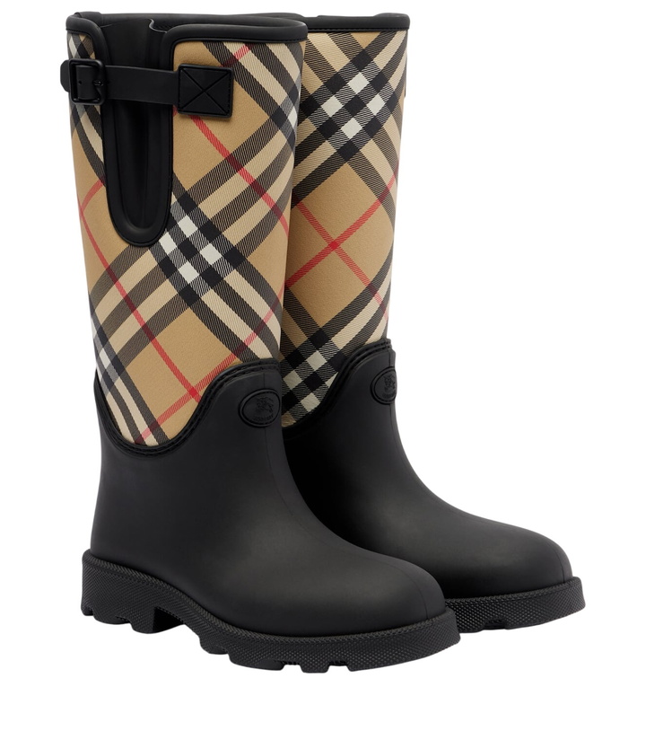 Photo: Burberry Marsh Burberry Check rain boots