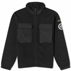 Napapijri Men's T-Step Fleece Jacket in Black