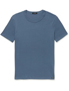 TOM FORD - Stretch Cotton-Jersey T-Shirt - Blue