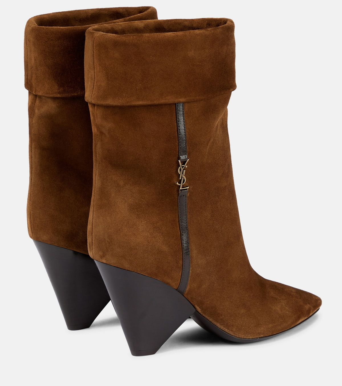 Saint Laurent - Niki 85 suede ankle boots Saint Laurent