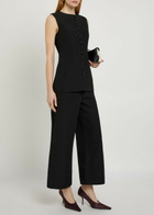 Liberowe Phebe Cropped Straight-leg Trousers Black