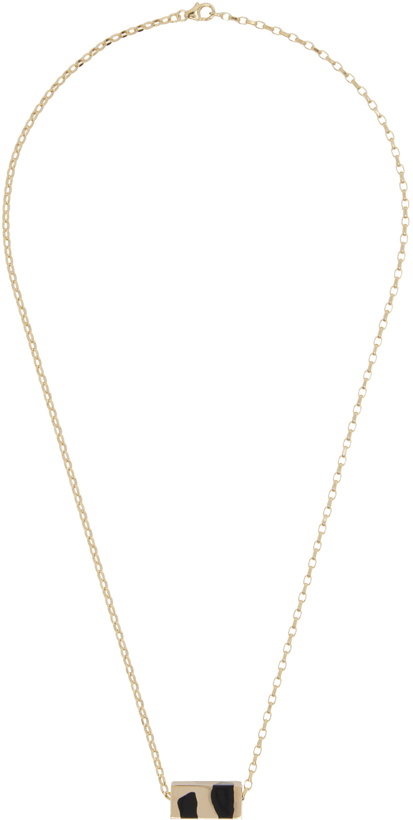 Photo: Ellie Mercer Gold Large Bead & Chain Necklace