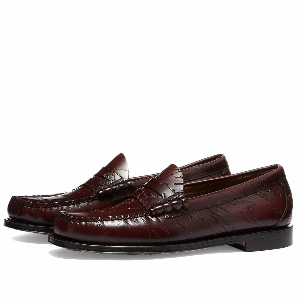 Bass Weejuns Men's GH Bass x Maharishi Larson Penny Loafer in Wine ...