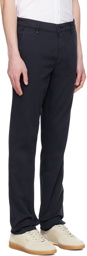 BOSS Navy Slim-Fit Trousers