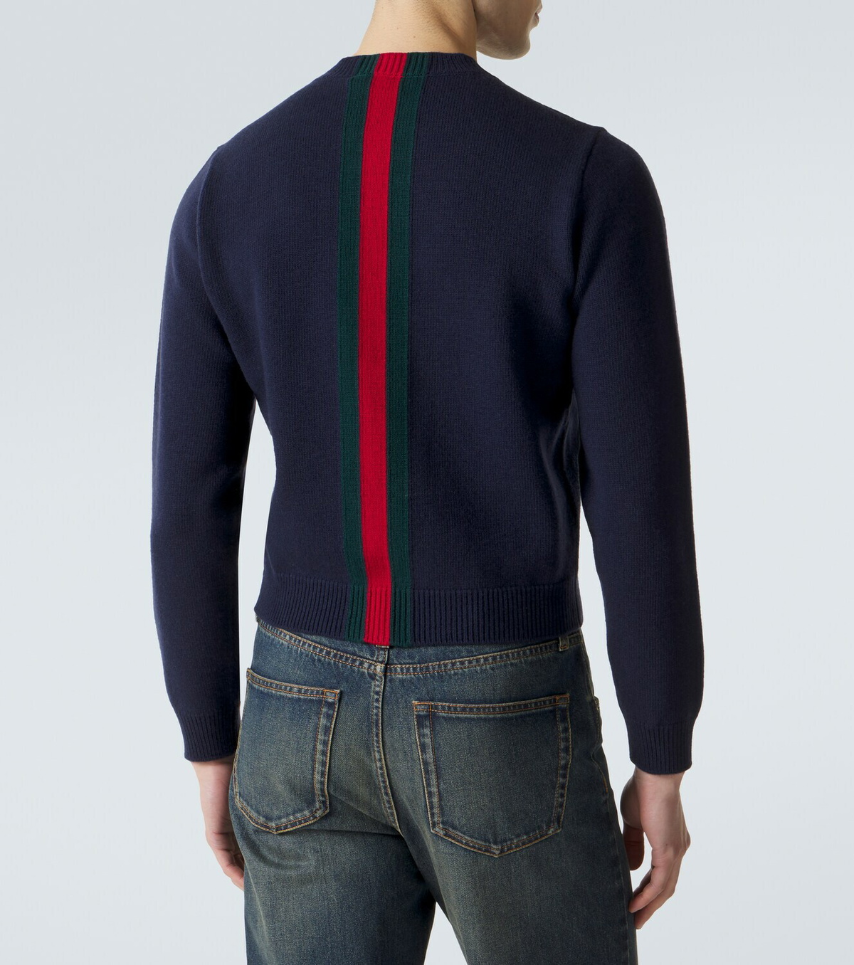 Gucci Web Stripe wool sweater