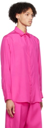 Valentino Pink Silk Shirt