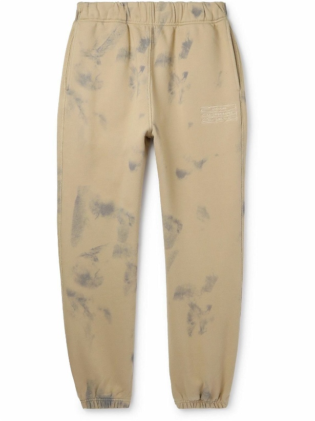 Photo: HAYDENSHAPES - Volume Tapered Tie-Dyed Cotton-Jersey Sweatpants - Brown