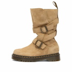 Dr. Martens Women's Anistone Strap High Boot in Savannah Tan Bronx Suede
