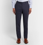 Canali - Slate-Blue Kei Slim-Fit Wool Suit Trousers - Blue