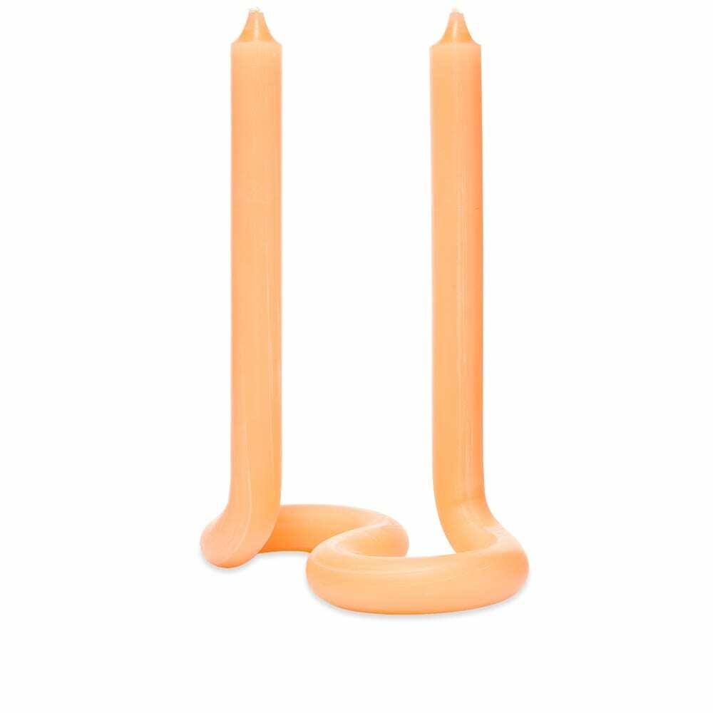 Photo: Lex Pott Twist Candle in Orange