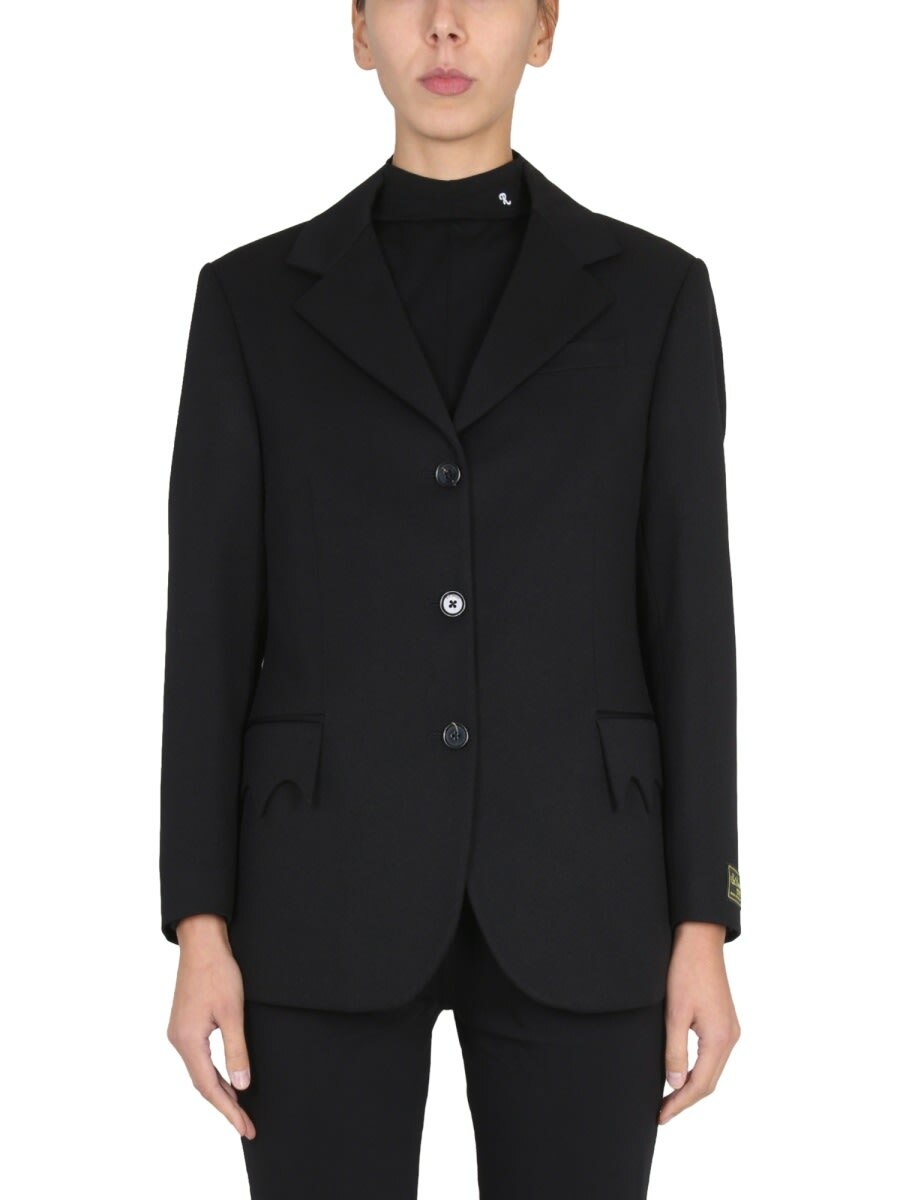 Raf Simons Women's Bomber Cardigan Jacket in Black Raf Simons