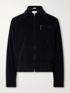 SECOND / LAYER - Loco Dice Cotton-Corduroy Blouson Jacket - Black