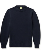 DE BONNE FACTURE - Cotton Sweater - Blue