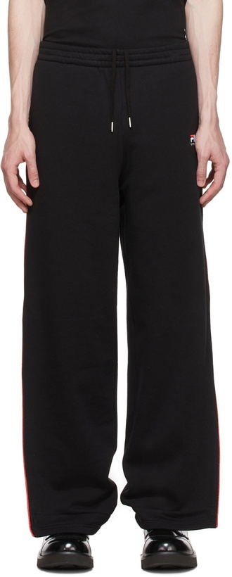 Photo: Y/Project Black Fila Edition Panel Lounge Pants