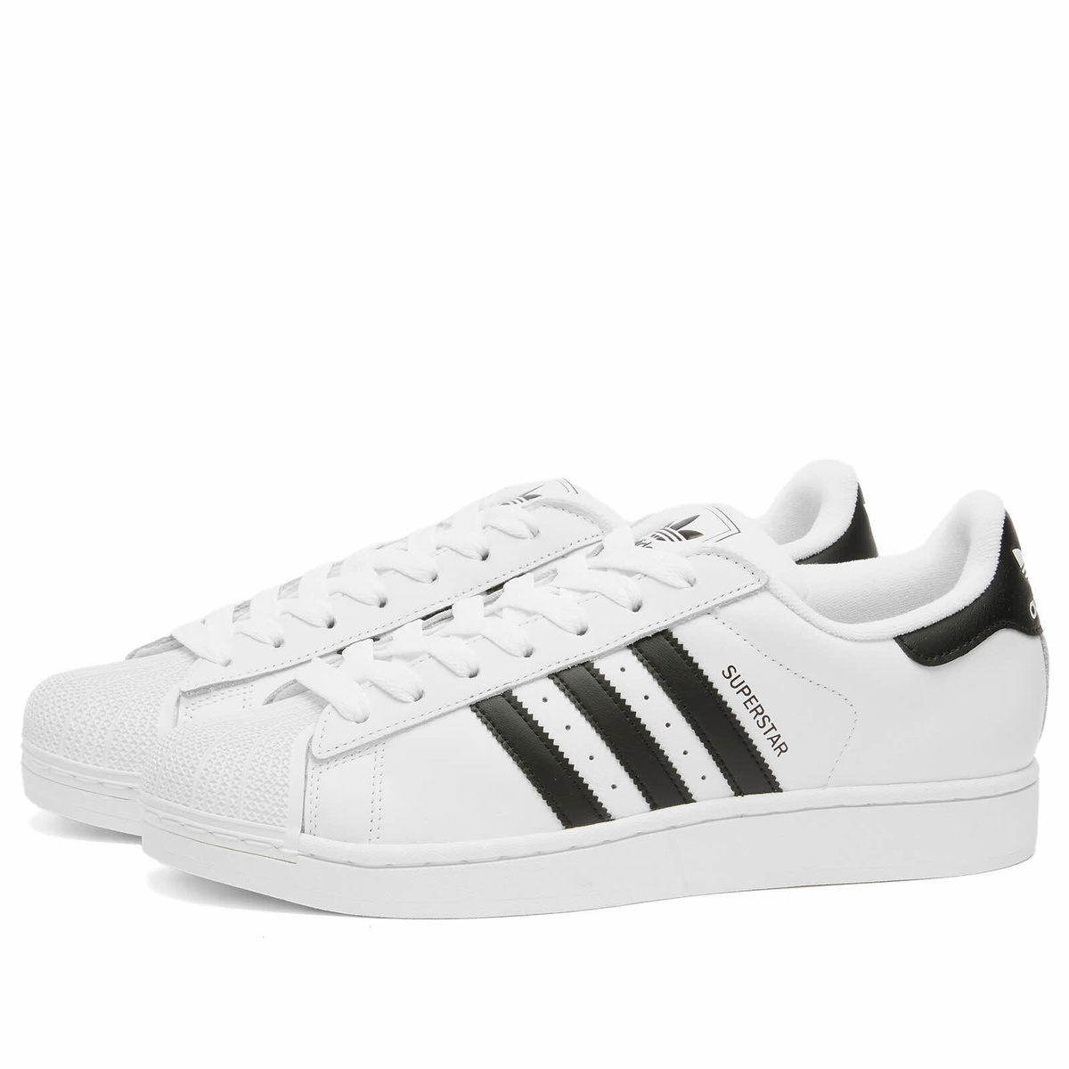 Adidas Superstar II Sneaker in White/Core Black