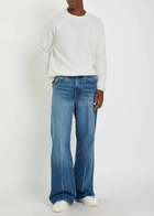 Allude Cotton and Cashmere-blend Jumper White