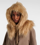 Ruslan Baginskiy Faux fur hood