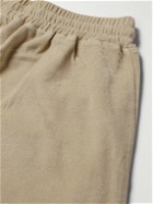 Loro Piana - Straight-Leg Cotton and Silk-Blend Chenille Drawstring Bermuda Shorts - Neutrals
