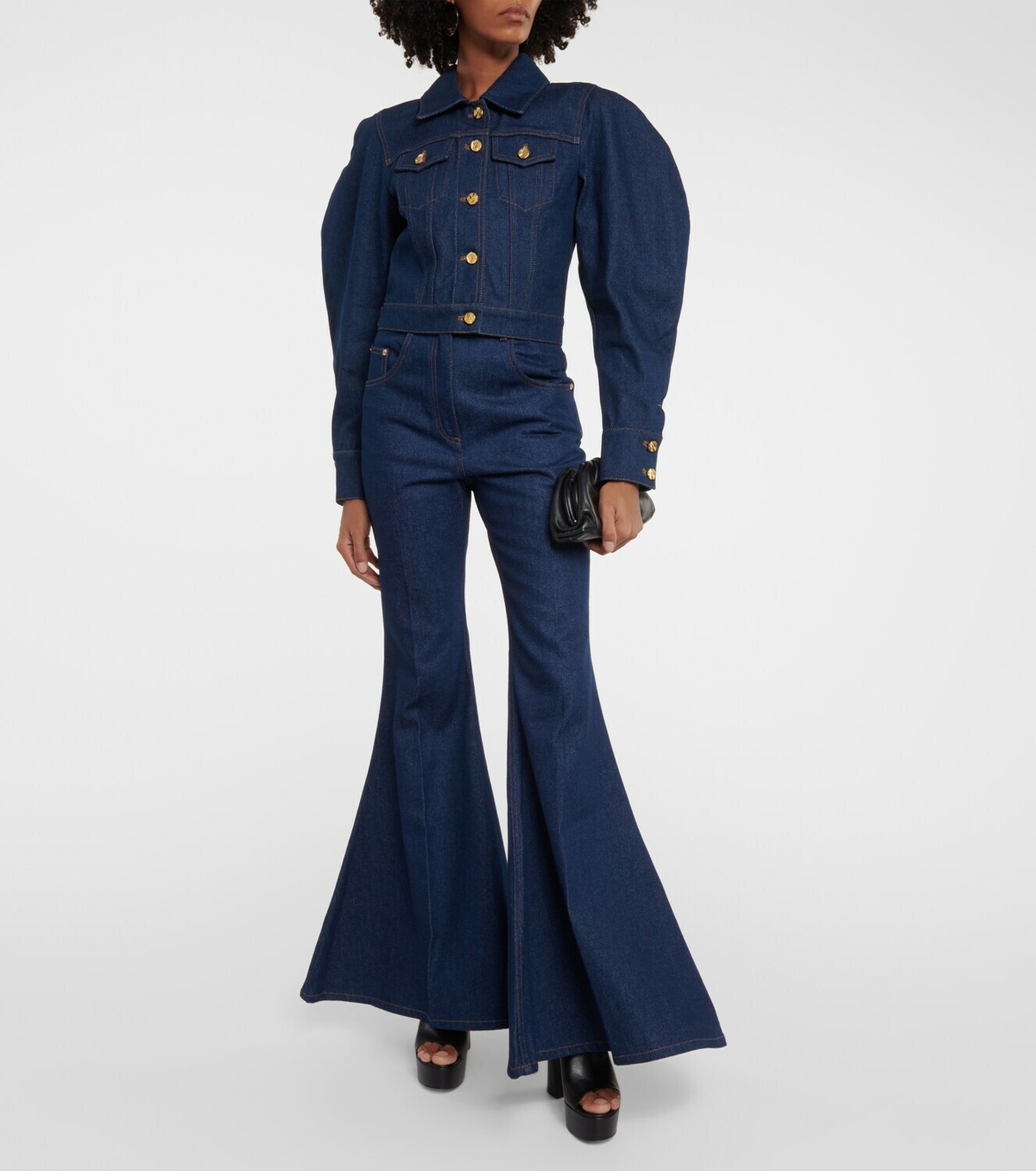Nina Ricci Cropped denim jacket Nina Ricci