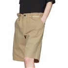 Y-3 Khaki Canvas Workwear Shorts