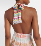 Missoni Mare Zig-zag halterneck jumpsuit