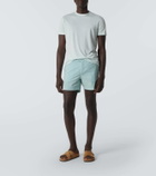Tom Ford Logo suede sandals