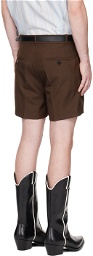 Ernest W. Baker Brown Tailored Shorts