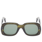 Cubitts x YMC Killy Sunglasses in Seaweed 