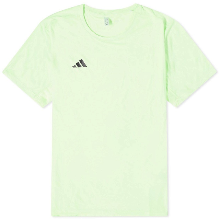 Photo: Adidas Running Men's Adidas Adizero Running T-shirt in Green Spark